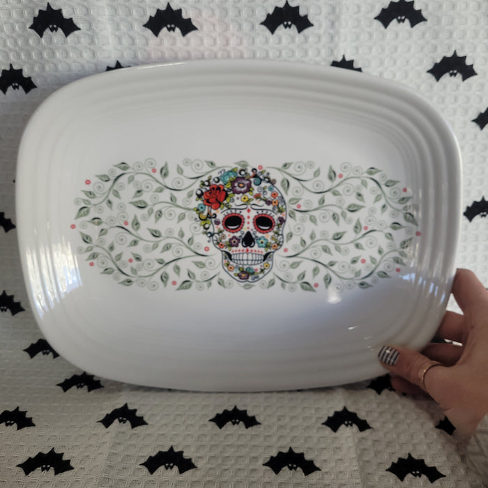 Skull and Vine Rectangle Platter