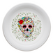 Fiesta Chop Plate, Skull & Vine, White