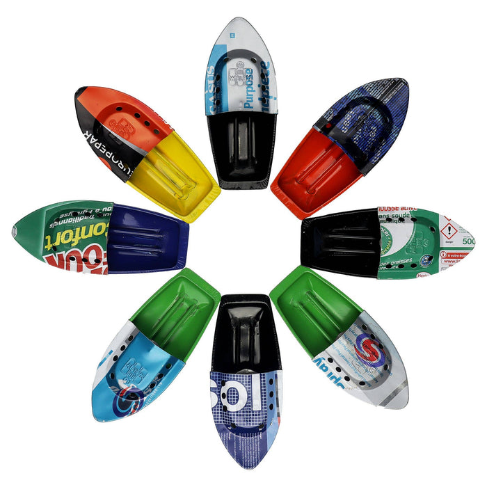 Recycled Tin Toy Boat