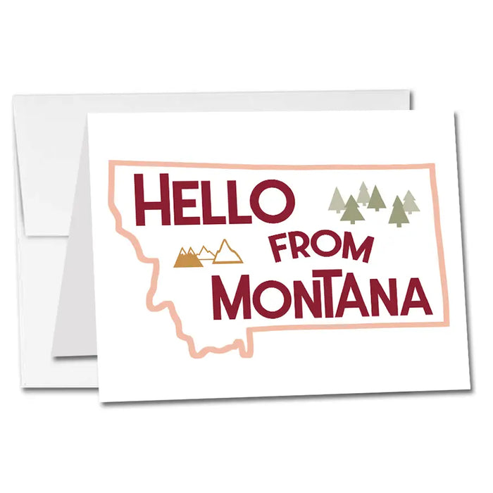 Montana Greeting Card