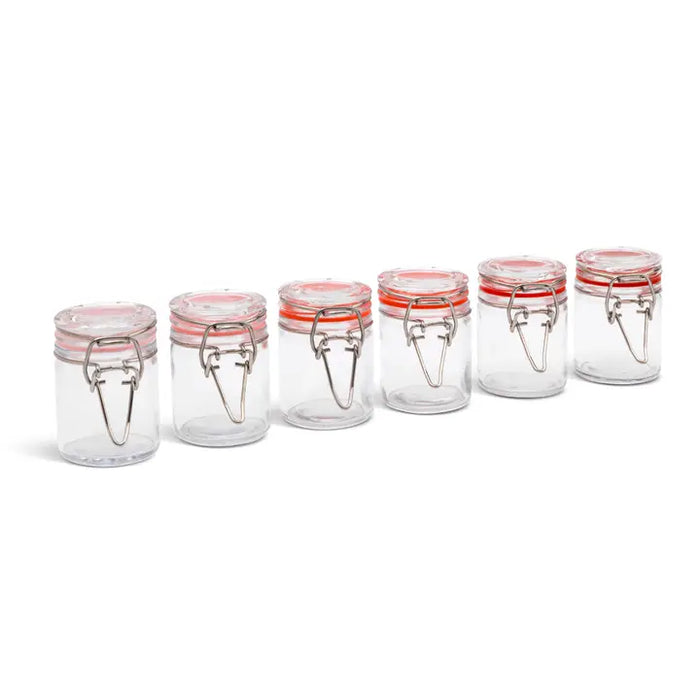 1.5 oz Round Mini Glass Storage Jars
