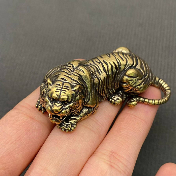 Tiger Brass Desktop Decoration