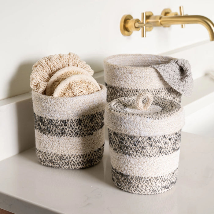 Dorakata Stitched Jute Basket