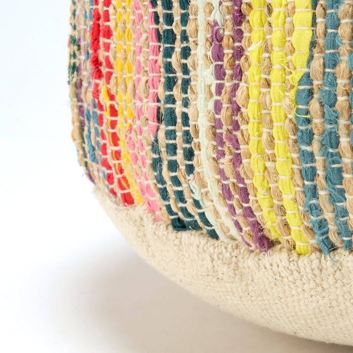 Round Chindi Floor Pillow