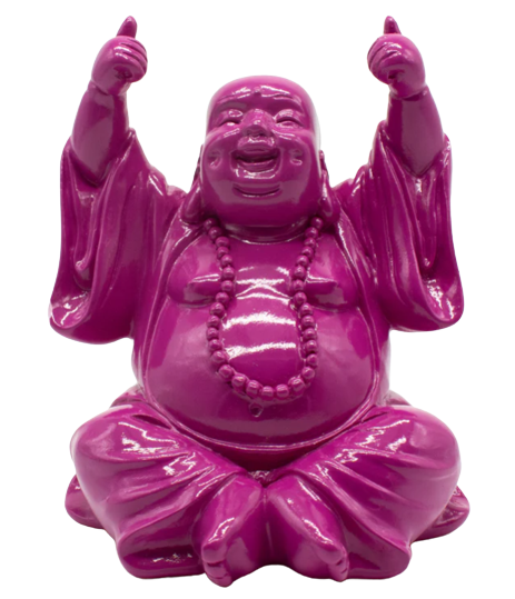 Thumbs Up Buddha - Pink