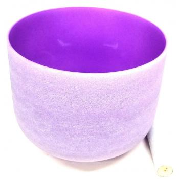 Colored 10" Frosted Quartz Singing Bowl