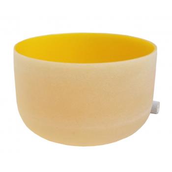 Colored 10" Frosted Quartz Singing Bowl