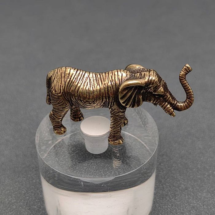 Brass Elephant Desktop Decoration