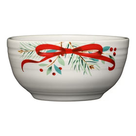 Holly Berry Christmas Garland Bistro Small Bowl 22 oz.