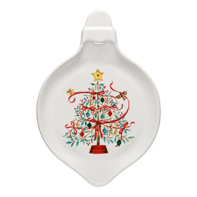 Holly Berry Christmas Tree Ornament Plate
