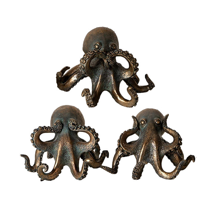 Hear No, See No, Speak No Evil Octopus
