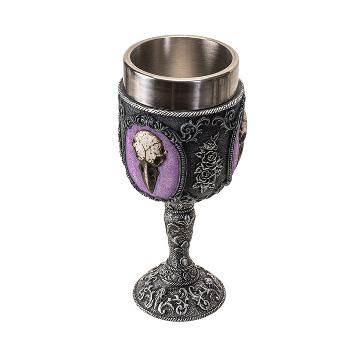 Raven Skull Goblet