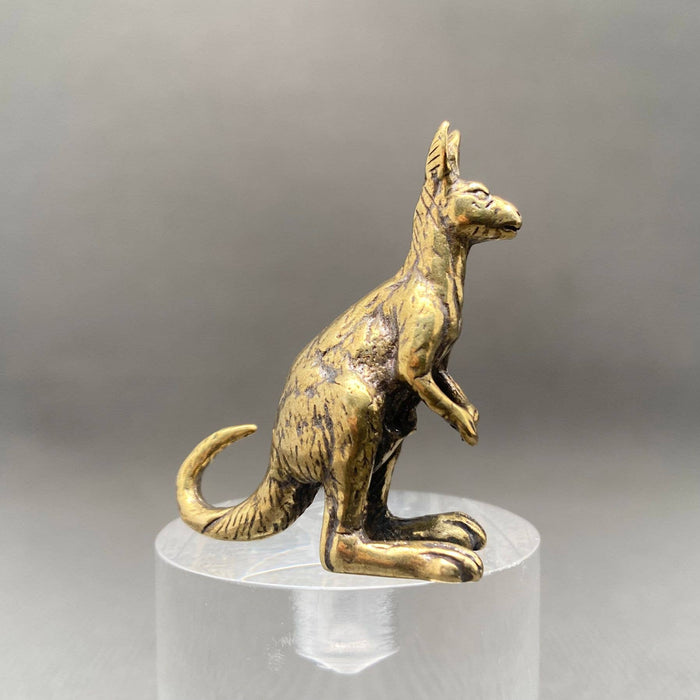 Brass Kangaroo Desktop Decoration