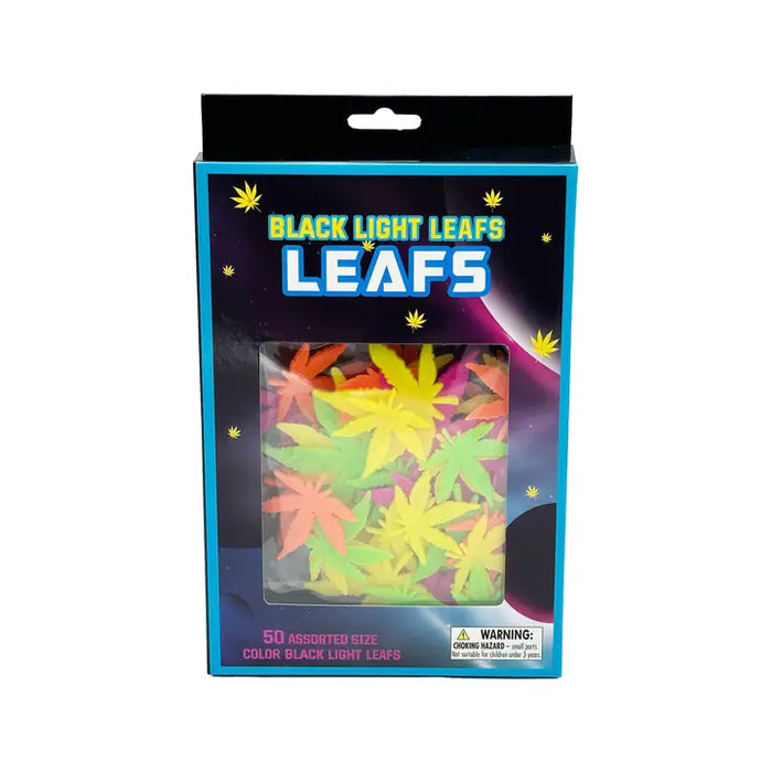 Black Light Pot Leafs