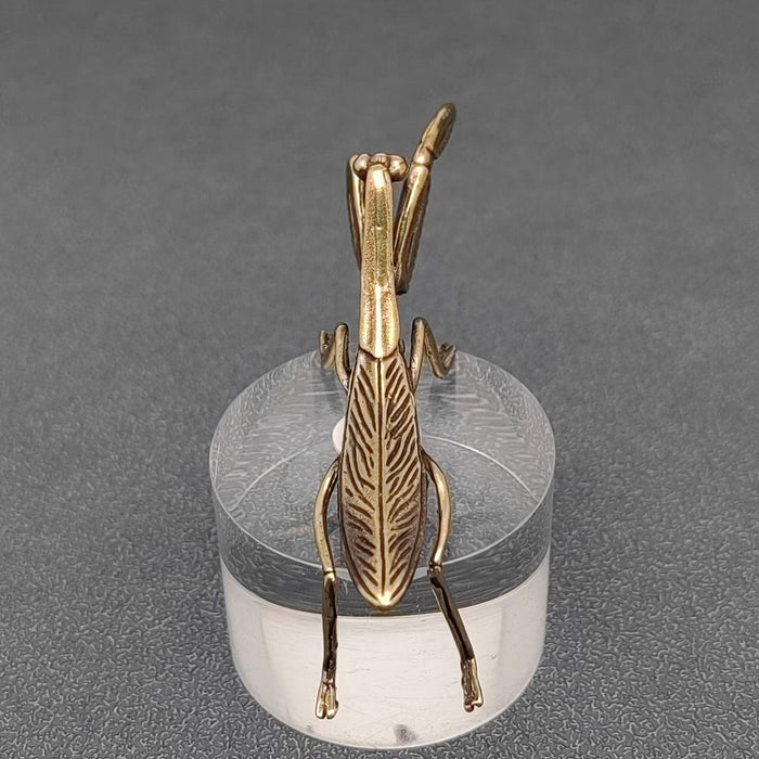 Brass Mantis Desktop Decoration