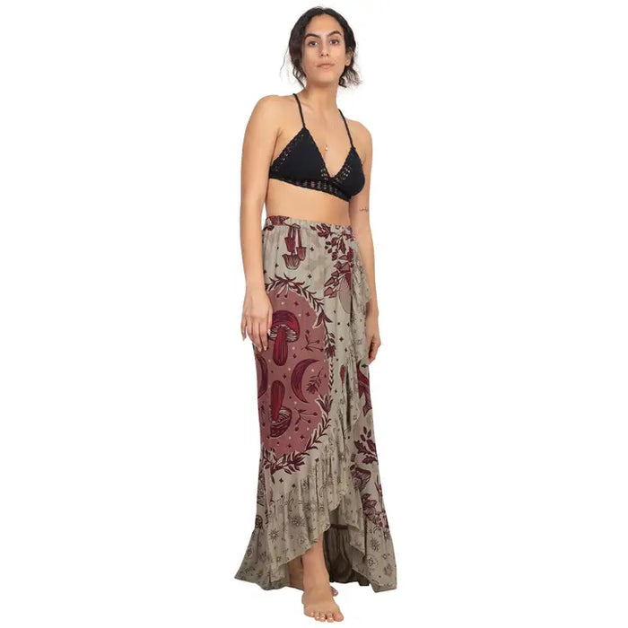 Mushroom Wrap Skirt