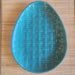 Fiestaware 10" Embossed Egg Plate, Turquoise, Blue