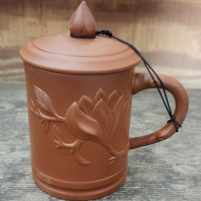 Sculpted Yi-Xing Clay Mug