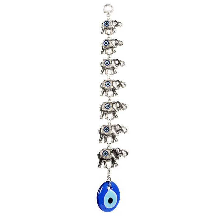 7 Elephants Evil Eye Wall Decoration