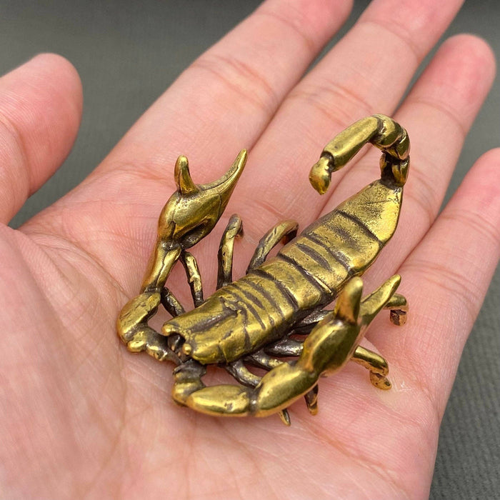 Brass Scorpion Desktop Decoration