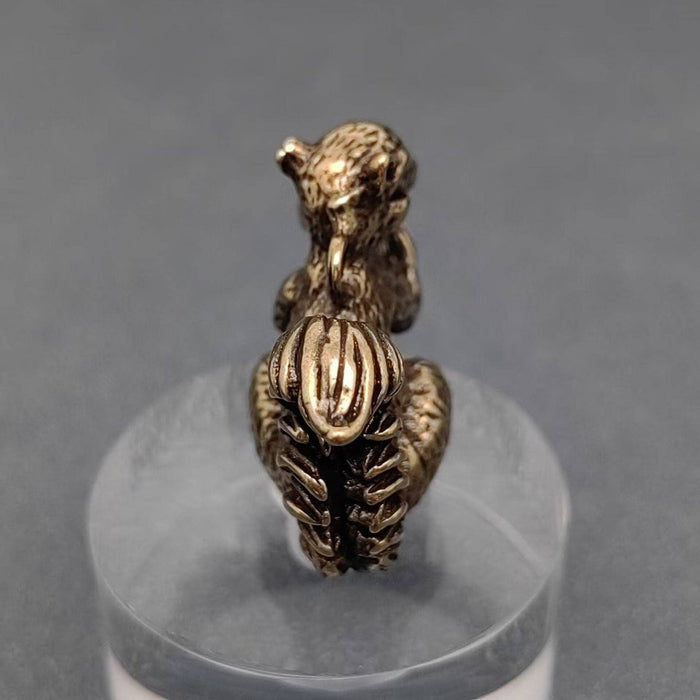 Brass Squirrel Desktop Decoration