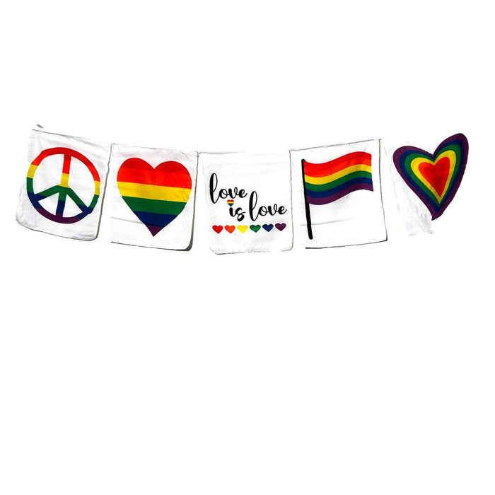 Love & Peace String Flag