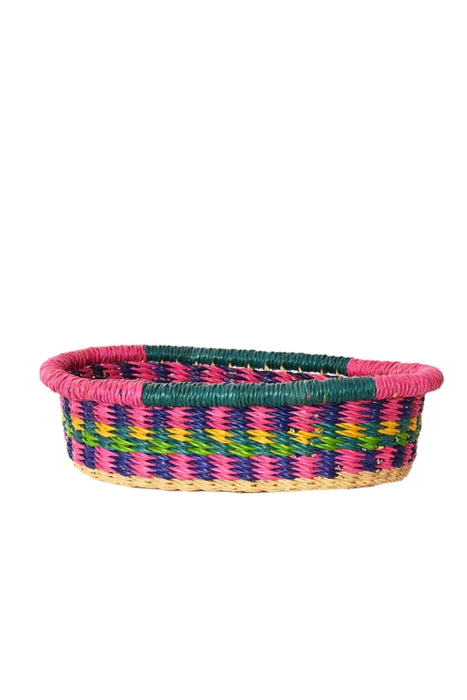 Assorted Colorful Bolga Bread Baskets