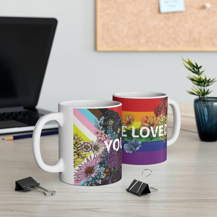 You Are Loved Mug - LGBTQ Pride Progress Pride Mug