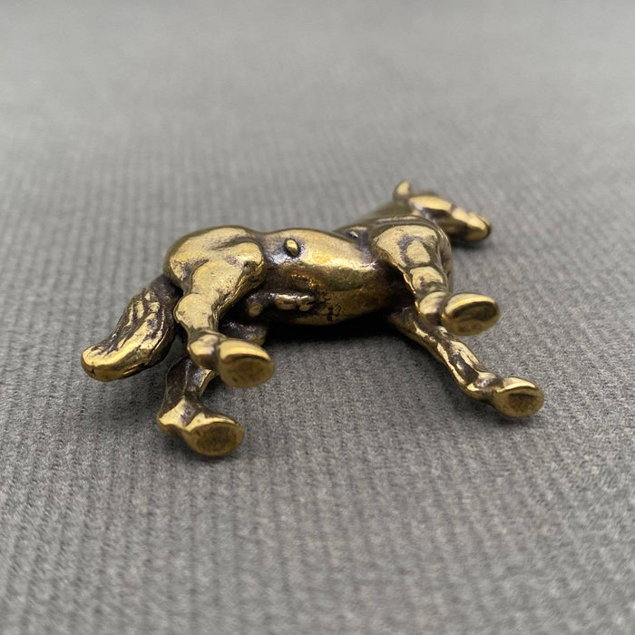 Brass Warhorse Desktop Decoration