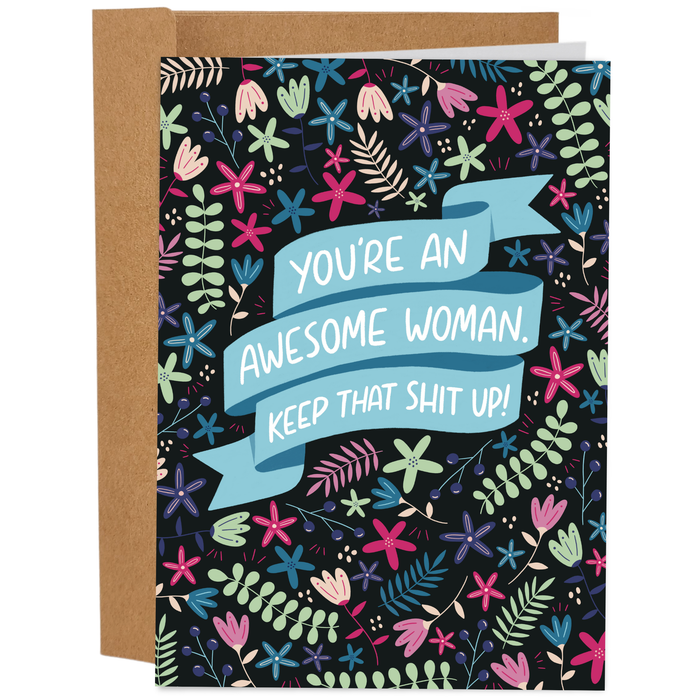 You're An Awesome Woman | Empowerment Card