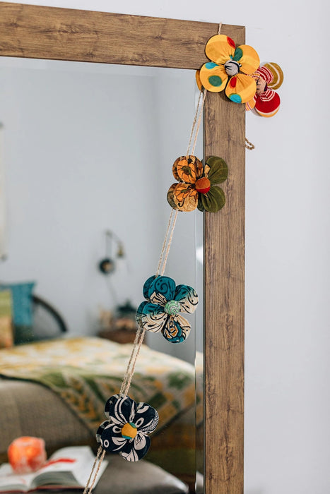 Recycled Sari Flower Garland