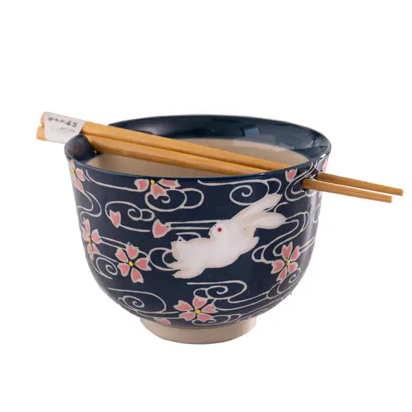 18 oz Donburi Bowl with Chopsticks