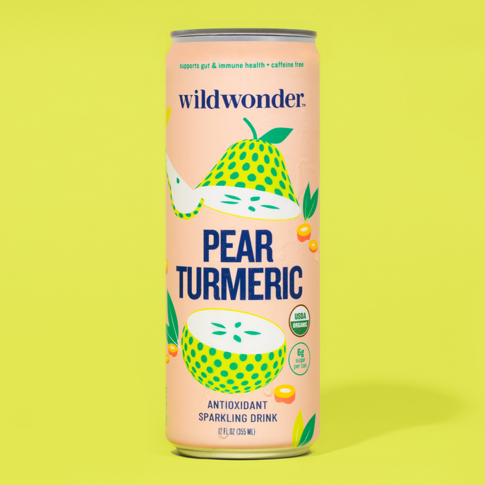 Pear Turmeric Sparkling Antioxidant Drink