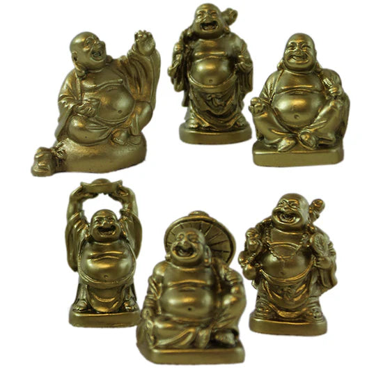2" Gold Buddha