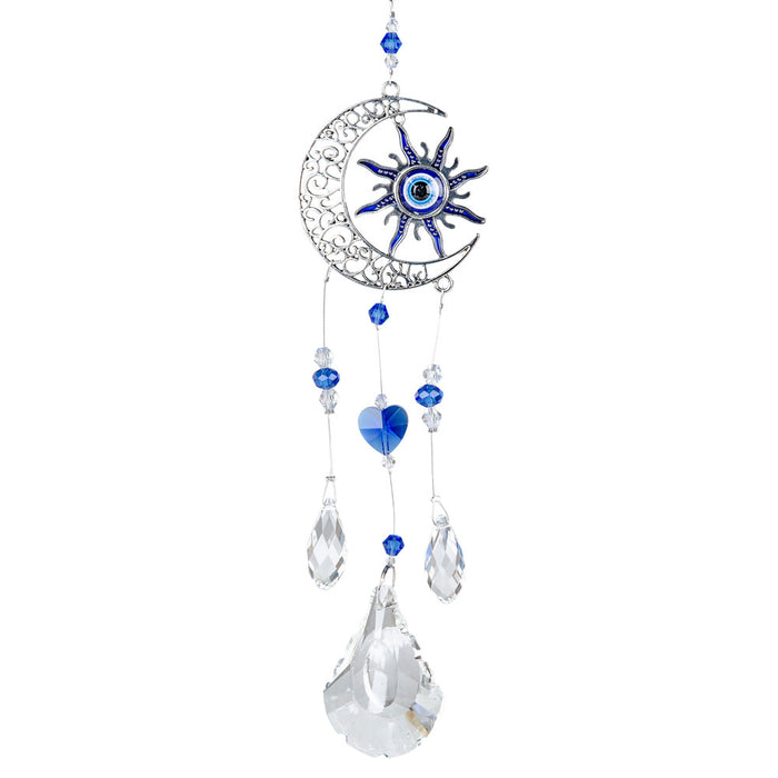 Sun/Moon Evil Eye Suncatcher