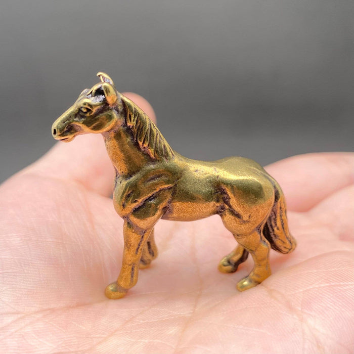 Brass Warhorse Desktop Decoration