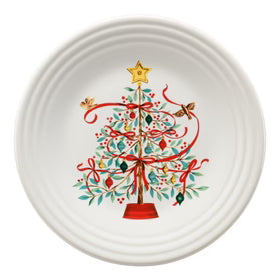Holly Berry Christmas Tree Luncheon Plate