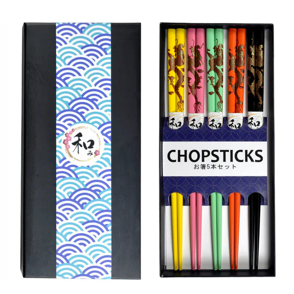 5 Piece Chopsticks Sets in Gift Box