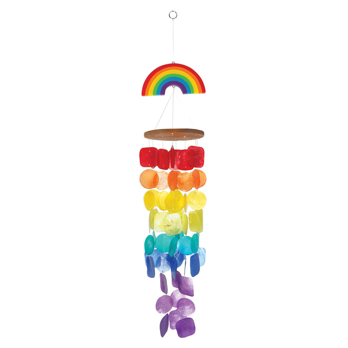 Rainbow Capiz Chime