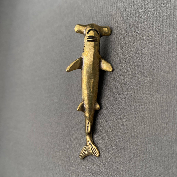 Brass Hammerhead Shark  Desktop Decoration