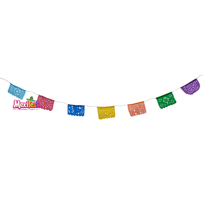 Mini Mexican cutout plastic banners