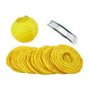 Even Ribbing Round Paper Lanterns