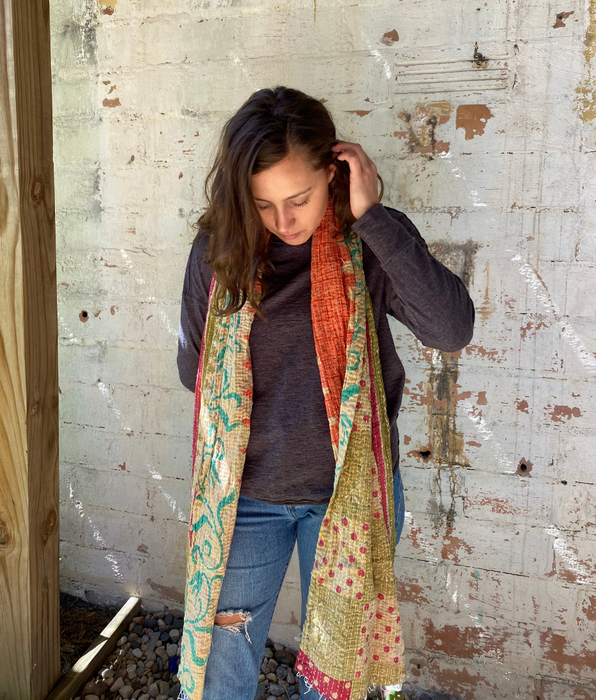 Kantha Scarf