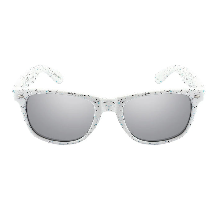 Horned Rim Splatter Paint Unisex Sunglasses
