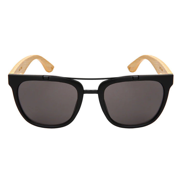 SQ Aviator Bamboo Unisex Sunglasses
