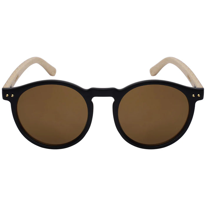 Round Bamboo Sunglasses