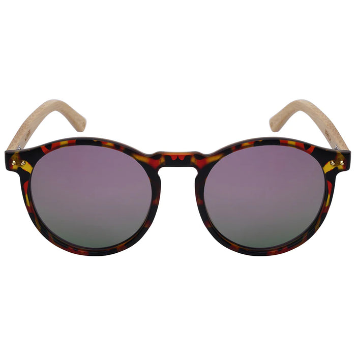 Round Bamboo Sunglasses