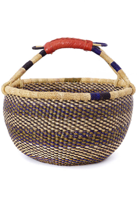 Assorted Ghanaian Bolga Farmer's Market Shopper Basket