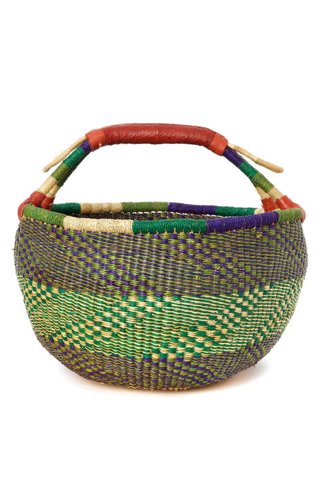 Assorted Ghanaian Bolga Farmer's Market Shopper Basket