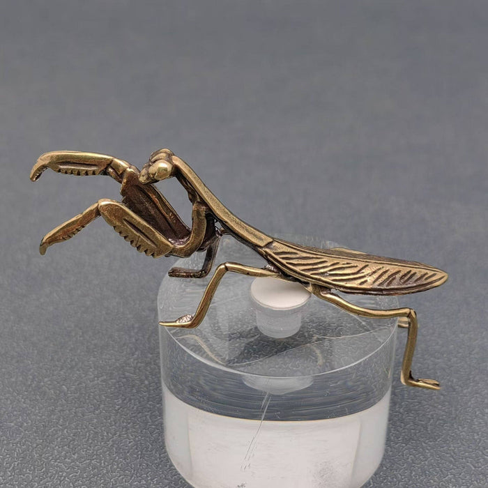 Brass Mantis Desktop Decoration